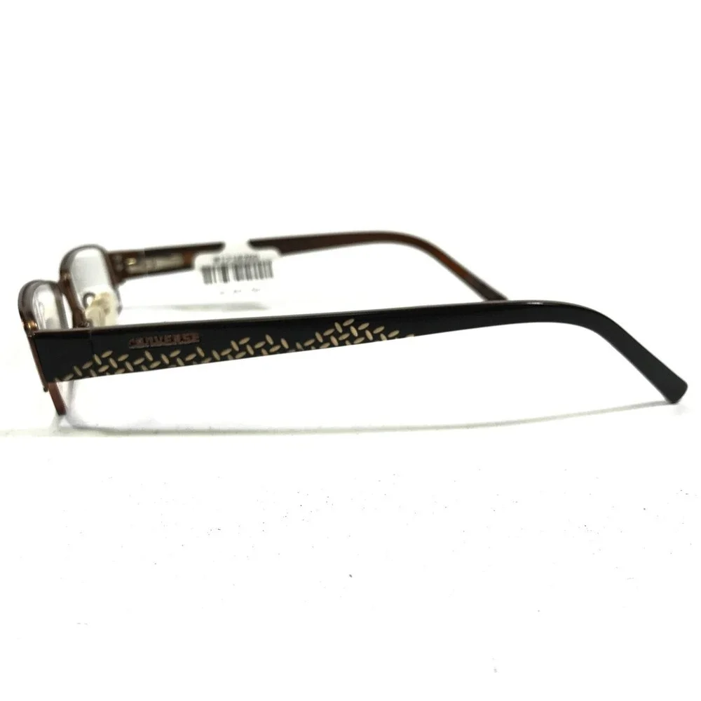 Converse Kids Eyeglasses Frames LET ME TRY BROWN Rectangular Full Rim 50-17-135